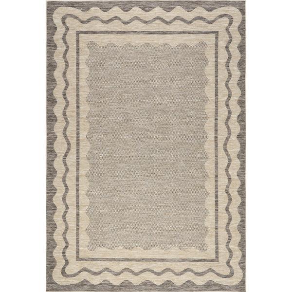 nuloom Wrenlee Geometric Indoor/Outdoor Area Rug Light Grey