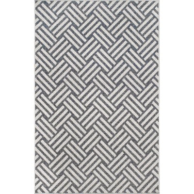 Nuloom Wynter Homely Herringbone Indoor/Outdoor Area Rug Grey