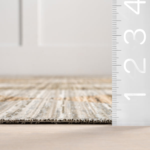 Nuloom Zayla Bohemian Machine Washable Area Rug Beige