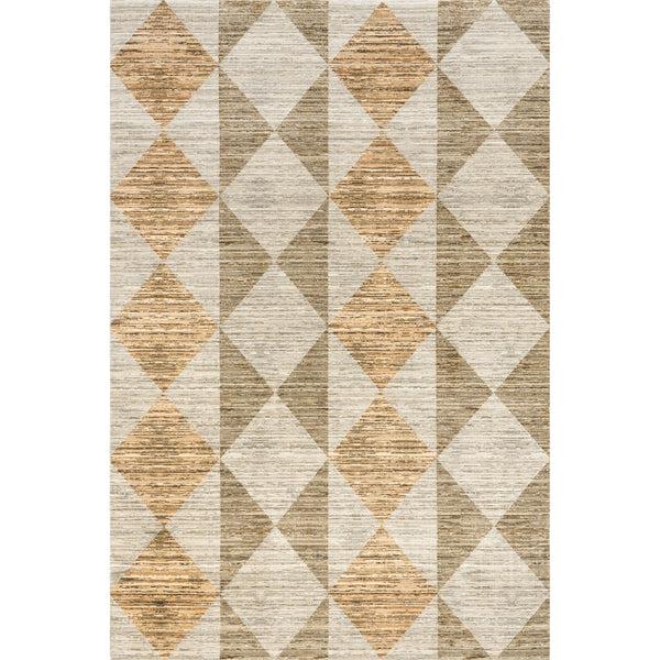 nuloom Zayla Bohemian Machine Washable Area Rug Beige