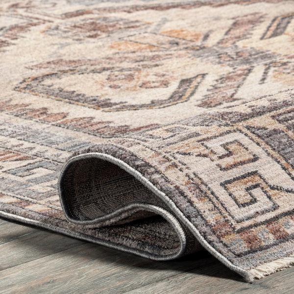 Nuloom Zelie Traditional Medallion Fringe Area Rug Blue