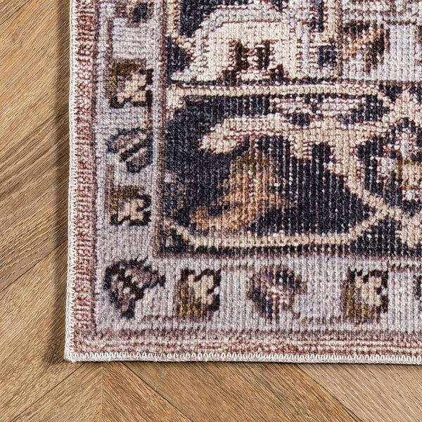 Nuloom Zendaya SplashGuard Machine Washable Area Rug Blue